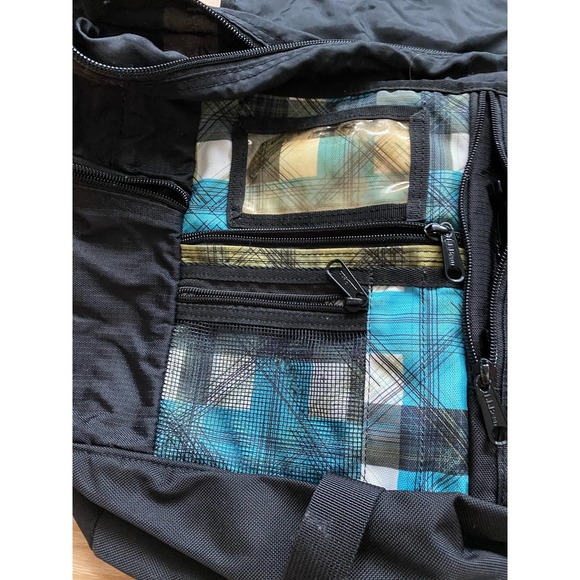 L.L. Bean Crossbody Plaid Backpack - Picture 3 of 7